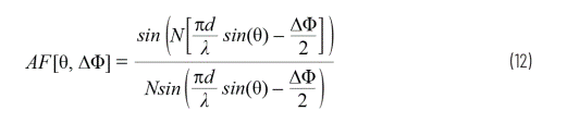 Phased array antenna pattern-Part 1: Linear array beam characteristics and array factor