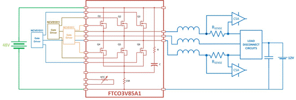 How to use power modules and wide bandgap to achieve dual battery management in mild hybrid vehicles