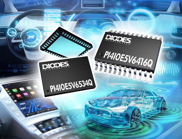 Diodes has launched a dual power rail I2C bus GPIO expander that meets automotive specifications to enhance system design and flexibility