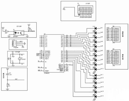 Interpretation of the circuit design scheme of 51 single-chip LED system