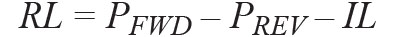 Integrated bidirectional bridge with two RMS detectors for measuring RF power and return loss