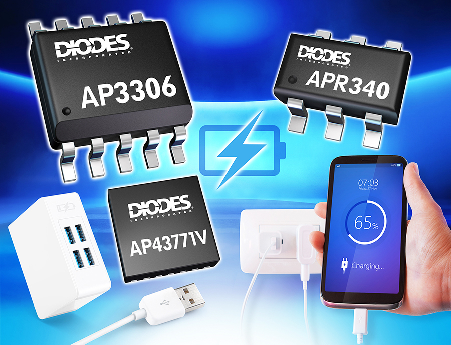 Diodes company&#8217;s ultra-high power density charger overall solution, with higher efficiency, more space-saving product advantages