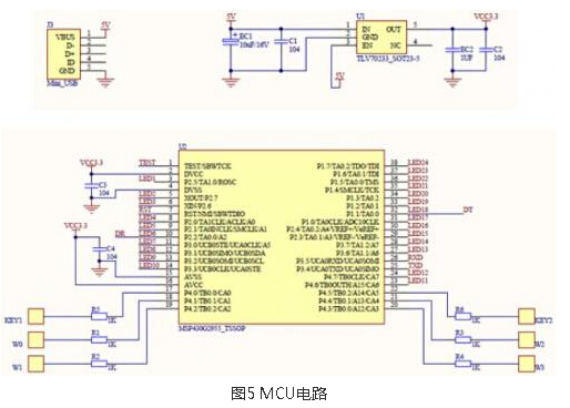 MSP430 capacitive touch wheel and LED PWM output design