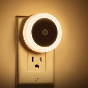 Night Light, Night Lights Plug into Wall [2Pack], Nightlight with Light Sensors, LED Night Light for Kids Room, Baby Night Light, Bathroom Night Light, Stair Lights, Hallway Light, Warm White