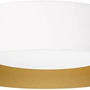 14 inch Bedroom Ceiling Light – Autelo LED 3000K Flush Mount Ceiling Light Fixture with Frosted Glass Shade in White Metal Finish for Living Room Kitchen Hallway C3336XS WH LED