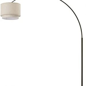 Major-Q Arc Floor Lamp Modern 81″ Tall Standing Lamps for Living Room – Stand Up Arching Lamp (6938DS-BEIGE)