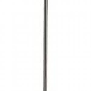 DEEPLITE Modern Floor Lamp, Tall Standing Lamp with 2 Bulb Socket for Office Bedroom Living Room Bright Lighting, Brushed Nickel Body, White Lampshade