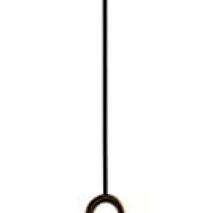 MZSUS Spherical Glass Pendant Lighting, Frosted Grey Globe Glass with Brass Socket Hanging Lamp (Frosted Grey, 9.8 inch)
