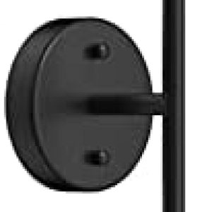 Ralbay Industrial Wall Sconces 2 Light Rustic Metal Black Indoor Wall Light Fixture Vintage Style Wall Lamp for Bathroom Kitchen Living Room Vanity Hallway (Exclude Bulb)