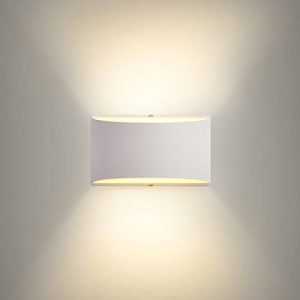 Modern LED Wall Sconce,Up and Down Indoor Wall Lamps, Wall Lighting Fixture Lamps, Interior Wall Lights for Living Room, Bedroom, Hallway,Corridor,Conservatory Warm White 3000K(1PCS Wall Sconce)