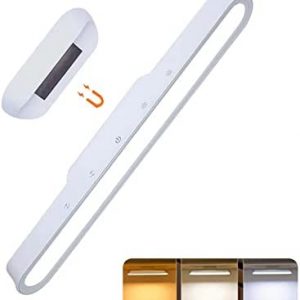 Wireless Dimmable Touch Light Bar, Rechargeable Magnetic Under Cabinet Lighting, Adjustable Color Temperature/Brightness, Stick on Lighting for Kids, Wall Reading, Headboard Lamp, Bedroom, Closet