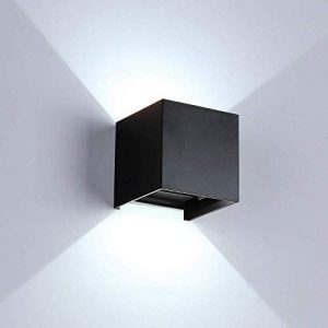 TAIYH Modern LED Light Wall Lamp – Wall Washer 12V LED Modern Wall Light, Adjustable Beam Angle Design, IP65 Waterproof LED Outdoor/Indoor Wall Light, for Hallway Living Room,White Light