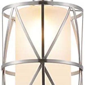 Adcssynd Pendant Lights Kitchen Island, Modern Pendant Lighting for Kitchen Island, Glass Pendant Light, Kitchen Pendant Lighting Over Island, Brushed Nickel Pendant Light in Kitchen Island