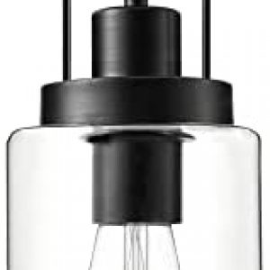 Modern Pendant Lights for Kitchen Island, Hanging Light Fixtures, Glass Shade, Cord Adjustable, Farmhouse Pendant Lighting, E26 Base