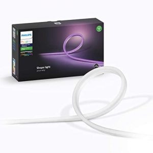 Philips Hue Smart Outdoor Lightstrip, 5m/16ft, (Voice Compatible with Amazon Alexa, Apple Homekit, and Google Home, Hue Hub Sold Separately),White