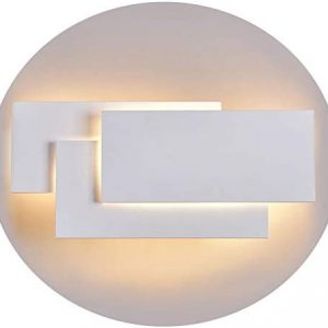 Ralbay 24W LED Wall Sconces Lighting Interior Modern Wall Mounted Lamp for Indoor Bedroom Hotel Light Warmwhite 3000K