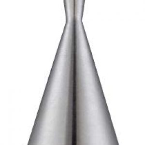 Eurofase 20437-046 Bronx Formed Metal Cone Mini Pendant Light, 1-Light 60 Watt, 16″H x 8″Dia, Brushed Nickel