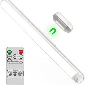 Bunk Bed Lights Remote 3000K/4000K/5000K Dimmable Touch Light Bar Stick on Wall Reading Headboard Lamp LED Magnetic Mounted Battery Powered Wireless for Kids Night Rechargeable 2600mAh