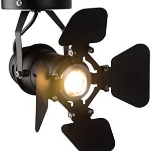 Hobaca GU10 L19 * W17cm Mini Loft Spotlight Ceiling Lights Industrial Track Light Surface Mounted Retro Lamps Downlighting