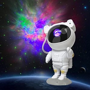 Star Projector Galaxy Night Lights, Astronaut Starry Projector, Astronaut Space Sky Projector, Nebula Galaxy with Timer and Remote, Kids Gaming Room Decor, Christmas, Great Gift for Kids
