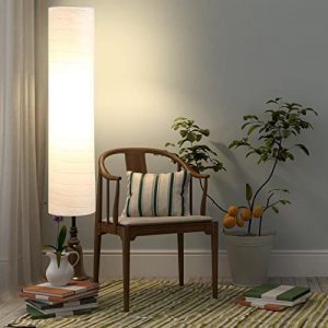 Saihisday Paper Floor Lamp Shade Floor Light Cover for Living Room Bedroom Bedside Decorations