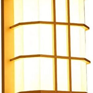 YeSBTx Ceiling Spots Wall Lamp Style Wood Wall Light,Wooden Imitation Parchment Wall Lamp Bedroom Bedside Living Room Aisle Corridor Small Ceiling Light/M