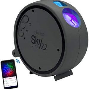 BlissLights Sky Lite 2.0 – RGB LED Laser Star Projector, Galaxy Lighting, Nebula Lamp (Blue Stars, Smart App)