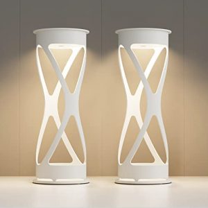 Cordless Table Lamps,FDIDC Rechargeable Battery Powered Lamp 4000mAh Portable , Metal Aluminum Touch Mini Battery Lamp for Dining Room/Nightstand Lamp/Office/Camping