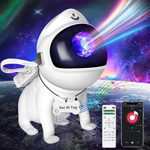 Gimify Star Projector Galaxy Light Projector Space Dog Nebula Night Light with 21 Colors, Music Speaker, 8 White Noise, Timer, APP/Remote Control Star Light for Bedroom Decor Party Kids Adults Gift