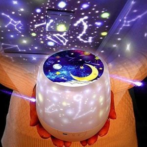 Night Lights for Kids, Votozi Multifunctional Star Projector Lamp Night Light for Boys and Girls Birthday Gifts, Christmas, and Other Parties Decoration, Best Gift for Baby’s Bedroom, 5 Colorful Films