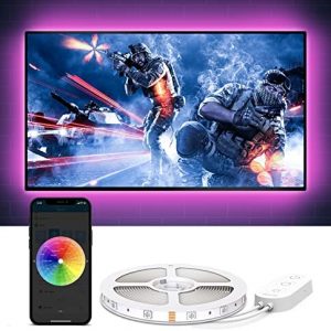 Govee TV LED Backlights, App Control TV LED Light Strip, 7 Scene Modes & DIY Mode, 6.56FT Easy Installation USB TV LED Backlights for 40-60 inch TVs, Computer, Bedroom, Gaming Monitor
