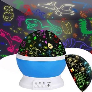Dinosaur Toys for 3-5-7 Year Old Boys,16 Colors Dino Night Light Projector Kids Toddler Toys, Dinosaur Party Supplies Decorations,Christmas Easter Halloween Birthday Gifts for 6-10 Year Old Boys