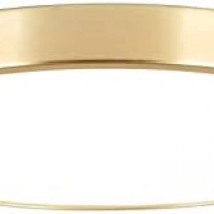 SOTTAE 12 Inch Brushed Gold Flush Mount LED Ceiling Light,3000-5000K 20W Thin Round Ceiling Lamp,Modern Low Profile Ceiling Light Fixtures for Bedroom Living Room Kitchen Entryway Bathroom