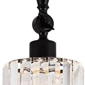 Edzemuwa Flush Mount Ceiling Light Fixture: Modern Black Entryway Light fixtures Farmhouse Lighting for Porch Hallway Kitchen Bedroom(Black E26)