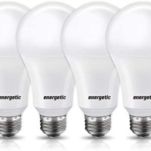 Energetic Dimmable A21 LED Bulb, 150 Watt Equivalent, 2600LM Super Bright Light Bulbs, Soft White 2700K, E26 Standard Base, UL Listed, Damp Rated, 4 Pack