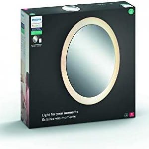 Philips Hue White Ambiance Adore Smart Lighted Mirror with Dimmer Switch (Requires Hue Hub, Works with Amazon Alexa, HomeKit & Google Assistant)