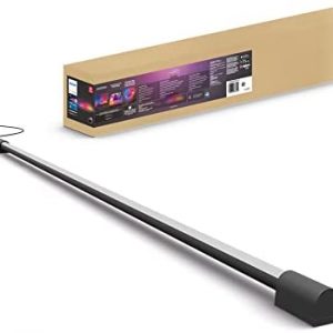 Philips Hue Play Gradient Light Tube, Large, Black, Surround Lighting (Sync with TV, Music and Gaming), Hue Hub & Hue Sync Box Required