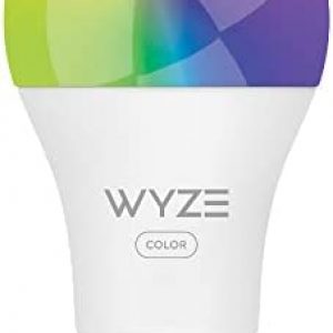Wyze Bulb Color, 1100 Lumen WiFi RGB and Tunable White A19 Smart Bulb, Works with Alexa and Google Assistant, One-Pack – A Certified for Humans Device