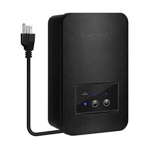 Suraielec 200W Smart Low Voltage Transformer, Schedule and Timer, 2.4GHz Wi-Fi Landscaping Light Transformer, Work with Alexa & Google Assistant, Individually Controlled, 120V AC to 12V 15V AC