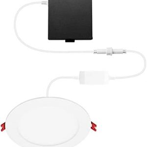 6 in. Smart Hubspace Ultra Slim New Construction and Remodel RGB+W LED Recessed Kit White 50292