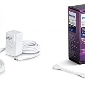 Philips Hue Lightstrip Plus Bundle (2m/6ft Base Kit with Plug and 1m/3ft Extension), Compatible with Alexa, Apple Homekit and Google Assistant, Bluetooth Compatible, Single Color Effect