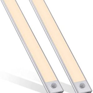 50-LED Rechargeable Under Cabinet Lighting, Motion Sensor Closet Lights for Kitchen, Cabinet, Wardrobe, Cupboard, Closet, Wireless Undercabinet Lighting Battery Operated Night Light