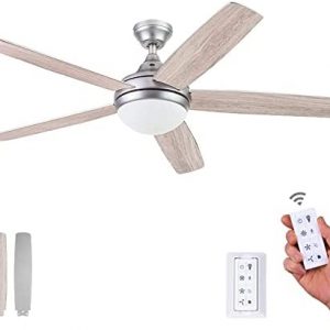 Prominence Home 51630-01 Ashby Ceiling Fan, 52, Pewter