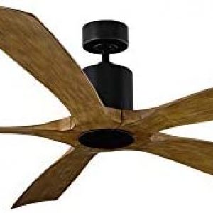 Aviator Smart Indoor and Outdoor 5-Blade Ceiling Fan 70in Matte Black Distressed Koa with Remote Control (Light Kit Sold Separately) works with Alexa, Google Assistant, Samsung Things, and iOS or Android App