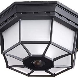 Heath Zenith HZ-4300-BK Ceiling Motion Light, Black