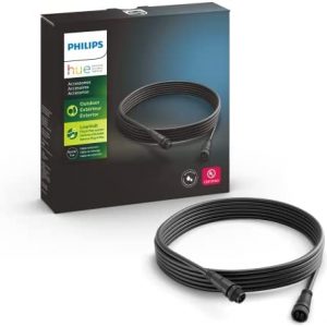 Outdoor Low Voltage Extension Cable for Calla, Econic and Lily Outdoor Lights, 16ft (Requires Hue Hub & Power Source)