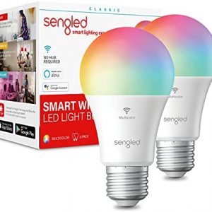 Sengled Smart Light Bulb, WiFi Light Bulbs That Work with Alexa & Google Home, No Hub Required, Smart LED Light Bulb A19 Soft White Light (2700K), 2 Pack
