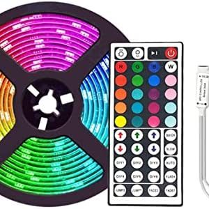 LED Decoration Accessories 5M/10M/15M/20M LED Strip Light Music Bluetooth Smart 5050 Luces LED RGB DC12V Waterproof LED Lights Holiday Decoration Lighting Outdoor/Indoor ( Color : Music Bluetoth20key