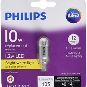Philips 458497 10W Equivalent LED 12V Capsule Light Bulb