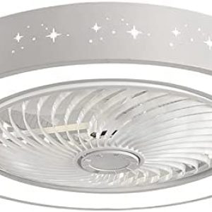 Light Luxury Simple Ceiling Fan Light, Smart Fan Chandelier,Fan Light for Living Room, Dining Room, Bedroom